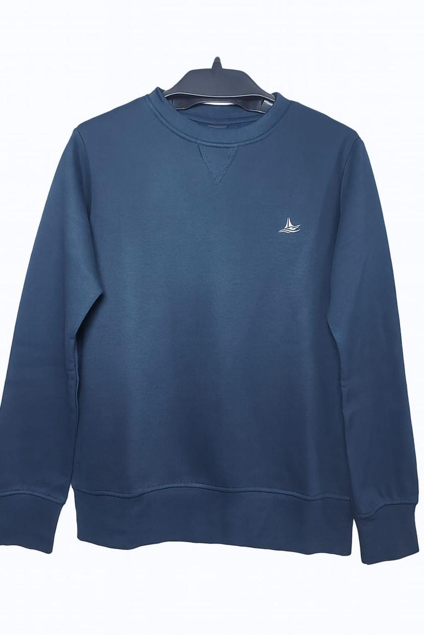 Navy Blue Crewneck Sweatshirt