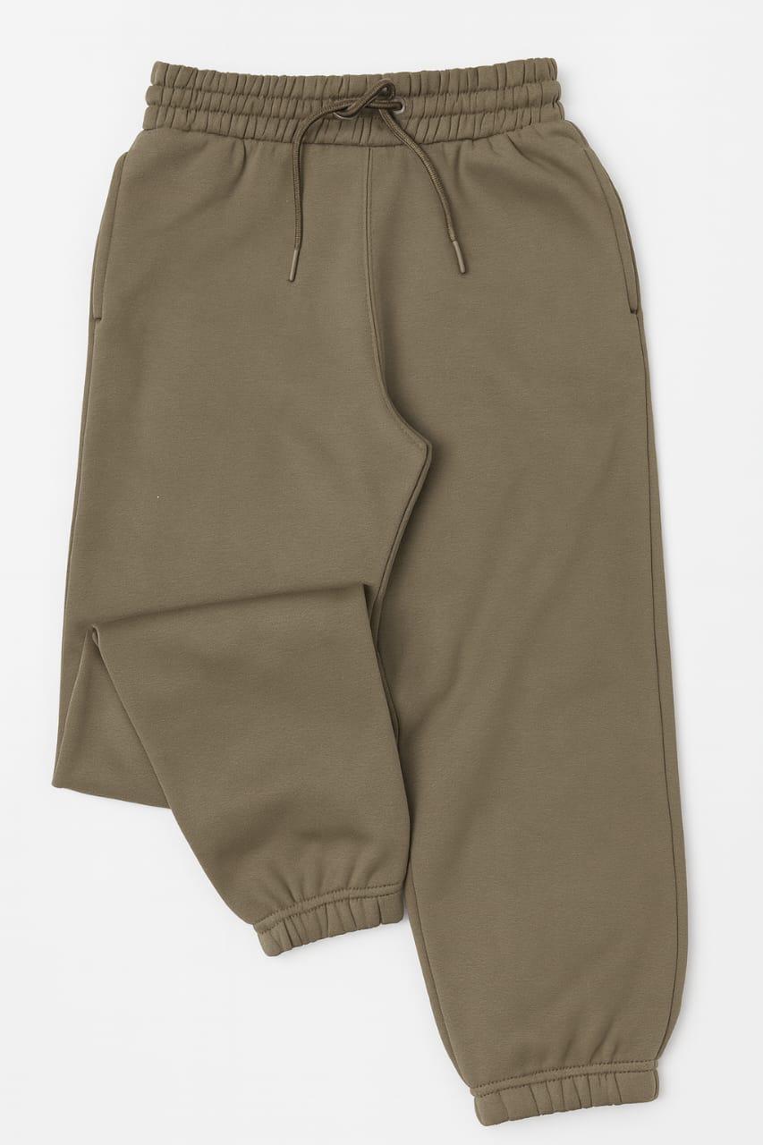Olive Green Fleece Jogger Sweatpants